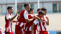 Youth League: &Xi;&epsilon;&kappa;ί&nu;&eta;&mu;&alpha; &mu;&epsilon; &laquo;&tau;&epsilon;&sigma;&sigma;ά&rho;&alpha;&raquo; &gamma;&iota;&alpha; &tau;&omicron;&nu; &Omicron;&lambda;&upsilon;&mu;&pi;&iota;&alpha;&kappa;ό