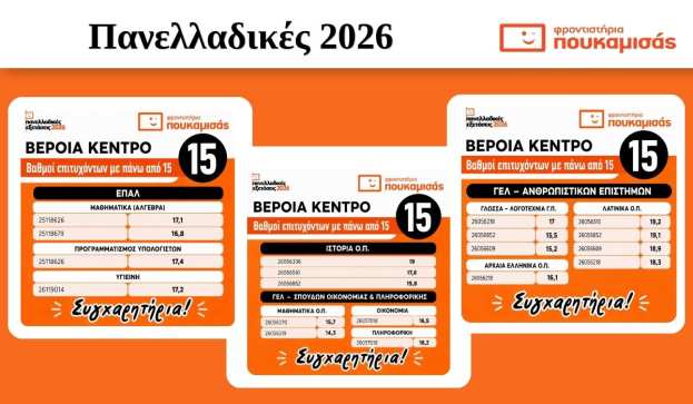 &Phi;&rho;&omicron;&nu;&tau;&iota;&sigma;&tau;ή&rho;&iota;&alpha; &Pi;&omicron;&upsilon;&kappa;&alpha;&mu;&iota;&sigma;ά&sigmaf; &Beta;έ&rho;&omicron;&iota;&alpha; &ndash; &Kappa;έ&nu;&tau;&rho;&omicron; &Pi;&alpha;&nu;&epsilon;&lambda;&lambda;&alpha;&delta;&iota;&kappa;έ&sigmaf; 2026: &Eta; &epsilon;&pi;&iota;&tau;&upsilon;&chi;ί&alpha; &delta;&epsilon;&nu; &xi;&epsilon;&kappa;&iota;&nu;ά &tau;&eta;&nu; &eta;&mu;έ&rho;&alpha; &tau;&omega;&nu; &epsilon;&xi;&epsilon;&tau;ά&sigma;&epsilon;&omega;&nu;