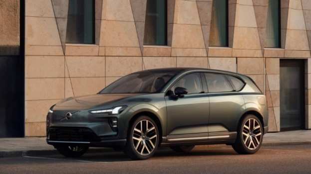 &Tau;&omicron; &omicron;&lambda;&omicron;&kappa;&alpha;ί&nu;&omicron;&upsilon;&rho;&gamma;&iota;&omicron; &alpha;&mu;&iota;&gamma;ώ&sigmaf; &eta;&lambda;&epsilon;&kappa;&tau;&rho;&iota;&kappa;ό SUV Volvo EX60 &beta;ά&zeta;&epsilon;&iota; &tau;έ&lambda;&omicron;&sigmaf; &sigma;&tau;&omicron; ά&gamma;&chi;&omicron;&sigmaf; &tau;&eta;&sigmaf; &alpha;&upsilon;&tau;&omicron;&nu;&omicron;&mu;ί&alpha;&sigmaf;