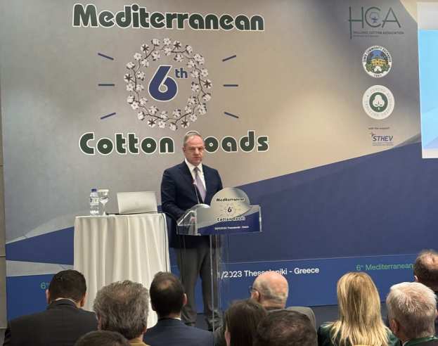 &Sigma;&tau;&eta;&nu; &epsilon;&kappa;&delta;ή&lambda;&omega;&sigma;&eta; 6th Mediterranean Cotton Roads &tau;&eta;&sigmaf; Έ&nu;&omega;&sigma;&eta;&sigmaf; &Epsilon;&kappa;&kappa;&omicron;&kappa;&kappa;&iota;&sigma;&tau;ώ&nu; &omicron; &Upsilon;&phi;&Alpha;&Alpha;&Tau;, &Delta;&iota;&omicron;&nu;ύ&sigma;&eta;&sigmaf; &Sigma;&tau;&alpha;&mu;&epsilon;&nu;ί&tau;&eta;&sigmaf;