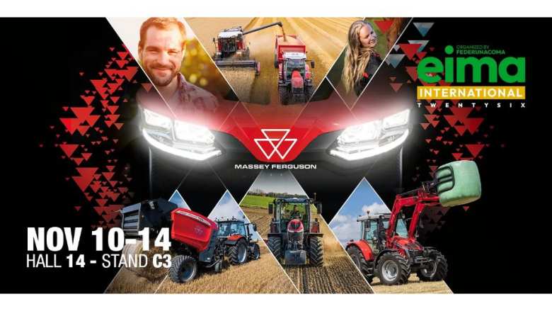 &Eta; Massey Ferguson &epsilon;&pi;&iota;&sigma;&tau;&rho;έ&phi;&epsilon;&iota; &sigma;&tau;&eta;&nu; EIMA &mu;&epsilon; &epsilon;&pi;ί&kappa;&epsilon;&nu;&tau;&rho;&omicron;  &tau;&omicron;&nu; &alpha;&gamma;&rho;ό&tau;&eta;