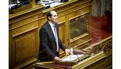 &Alpha;&pi;. &Beta;&epsilon;&sigma;&upsilon;&rho;ό&pi;&omicron;&upsilon;&lambda;&omicron;&sigmaf;: &laquo;&Omicron;&mu;&iota;&lambda;ί&alpha; &sigma;&tau;&eta;&nu; &Omicron;&lambda;&omicron;&mu;έ&lambda;&epsilon;&iota;&alpha; &tau;&eta;&sigmaf; &Beta;&omicron;&upsilon;&lambda;ή&sigmaf; &epsilon;&pi;ί &tau;&omicron;&upsilon; &sigma;&chi;&epsilon;&delta;ί&omicron;&upsilon; &nu;ό&mu;&omicron;&upsilon; &tau;&omicron;&upsilon; &Upsilon;&pi;&omicron;&upsilon;&rho;&gamma;&epsilon;ί&omicron;&upsilon; &Omicron;&iota;&kappa;&omicron;&nu;&omicron;&mu;&iota;&kappa;ώ&nu; &pi;&omicron;&upsilon; &psi;&eta;&phi;ί&zeta;&epsilon;&tau;&alpha;&iota; &sigma;ή&mu;&epsilon;&rho;&alpha;&raquo;