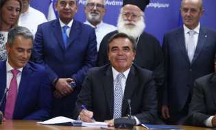 Υπεγράφη η σύμβαση ΣΔΙΤ για το μεγάλο αρδευτικό έργο Λασιθίου ύψους 87,9 εκατ. ευρώ