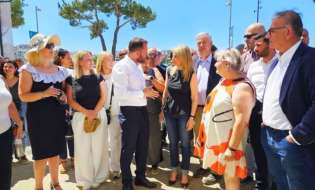 Θερμή υποδοχή για τη Μαρία Καρυστιανού στα εγκαίνια του Μητροπολιτικού Πάρκου Παύλου Μελά στη Θεσσαλονίκη